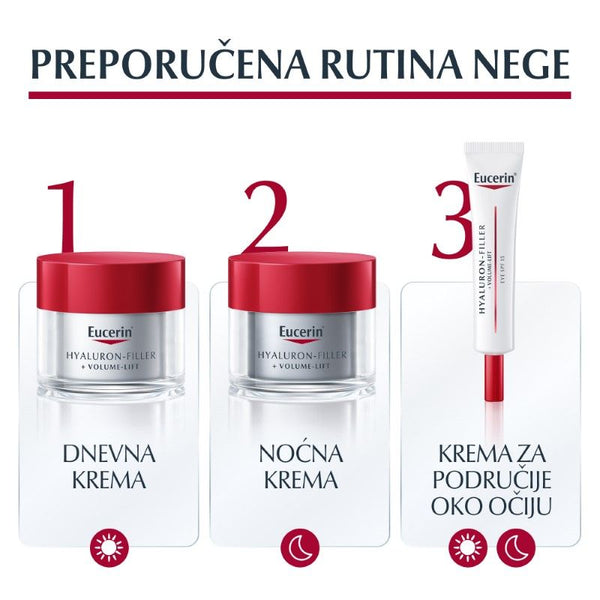 Eucerin Hyaluron-Filler + Volume-Lift Krema za područje oko očiju SPF15