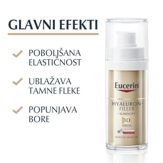 Eucerin Elasticity+Filler Uljni Serum 3D, 30 ml
