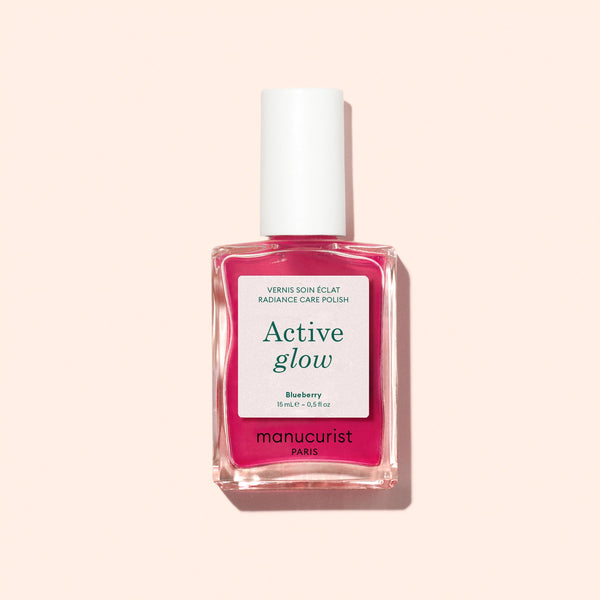 Manucurist Active™ Glow, lak-nega sa gloss efektom 15 ml – Blueberry