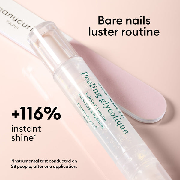 Manucurist Glossy Booster Duo (piling + polirer za nokte)
