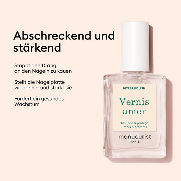Manucurist Bitter Polish, gorki lak protiv grickanja noktiju 15 ml