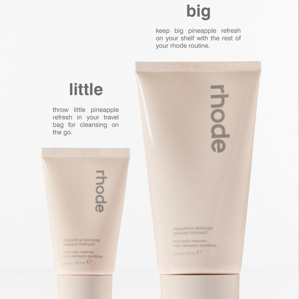 Pineapple Refresh Cleanser primena na licu