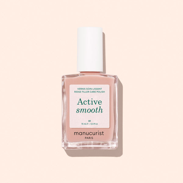 Manucurist Active™ Smooth, CC lak-nega za neravne nokte 15 ml – 01 (svetli bež)