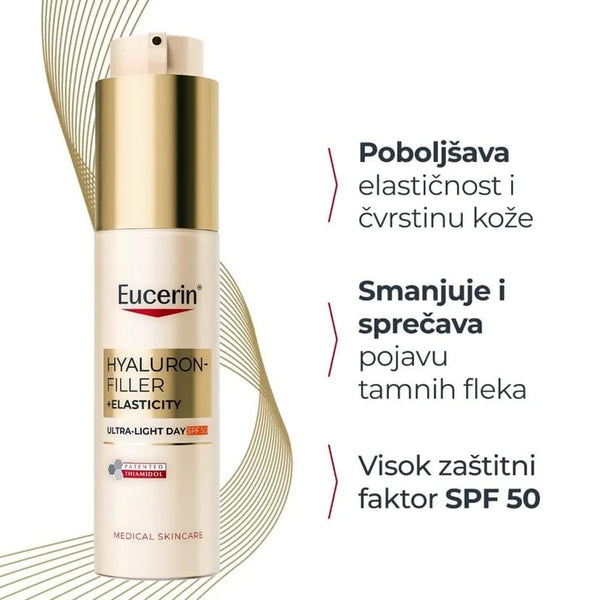 EUCERIN HYALURON-FILLER + ELASTICITY DNEVNA KREMA SPF 30 REFILL 50 ml