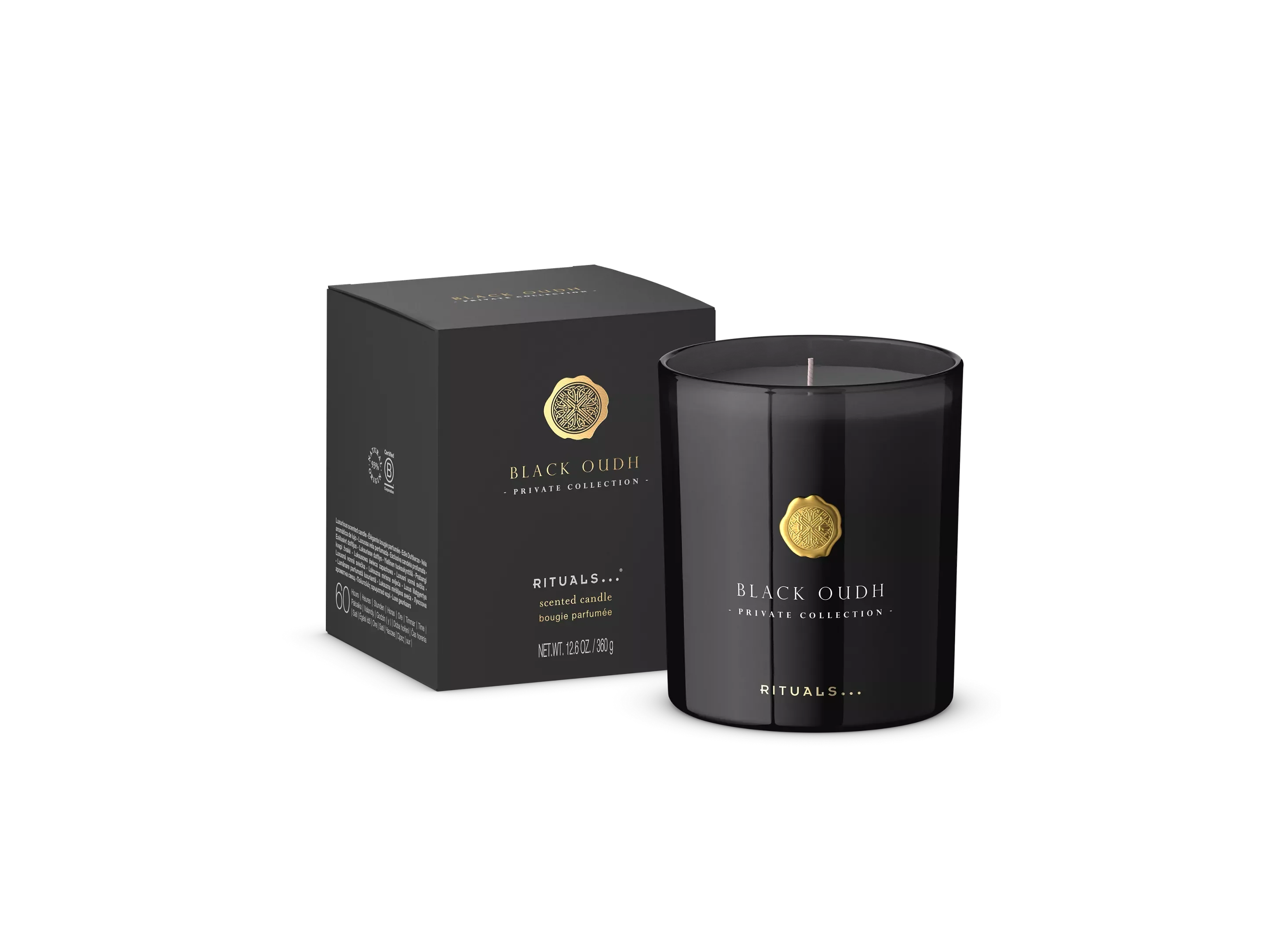 The Rituals PRIVATE COLLECTION Black Oudh Mirisna Sveca
