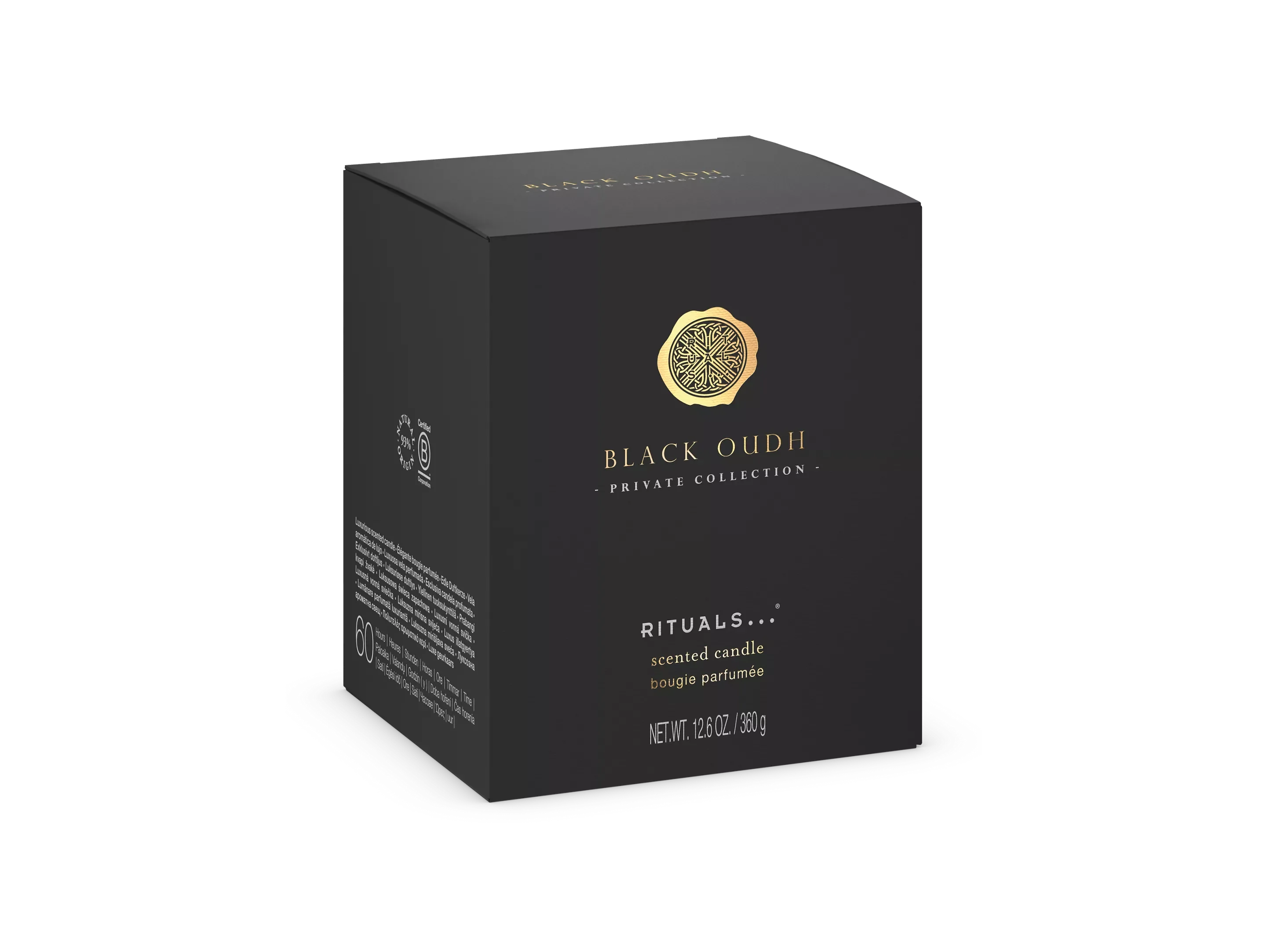 The Rituals PRIVATE COLLECTION Black Oudh Mirisna Sveca