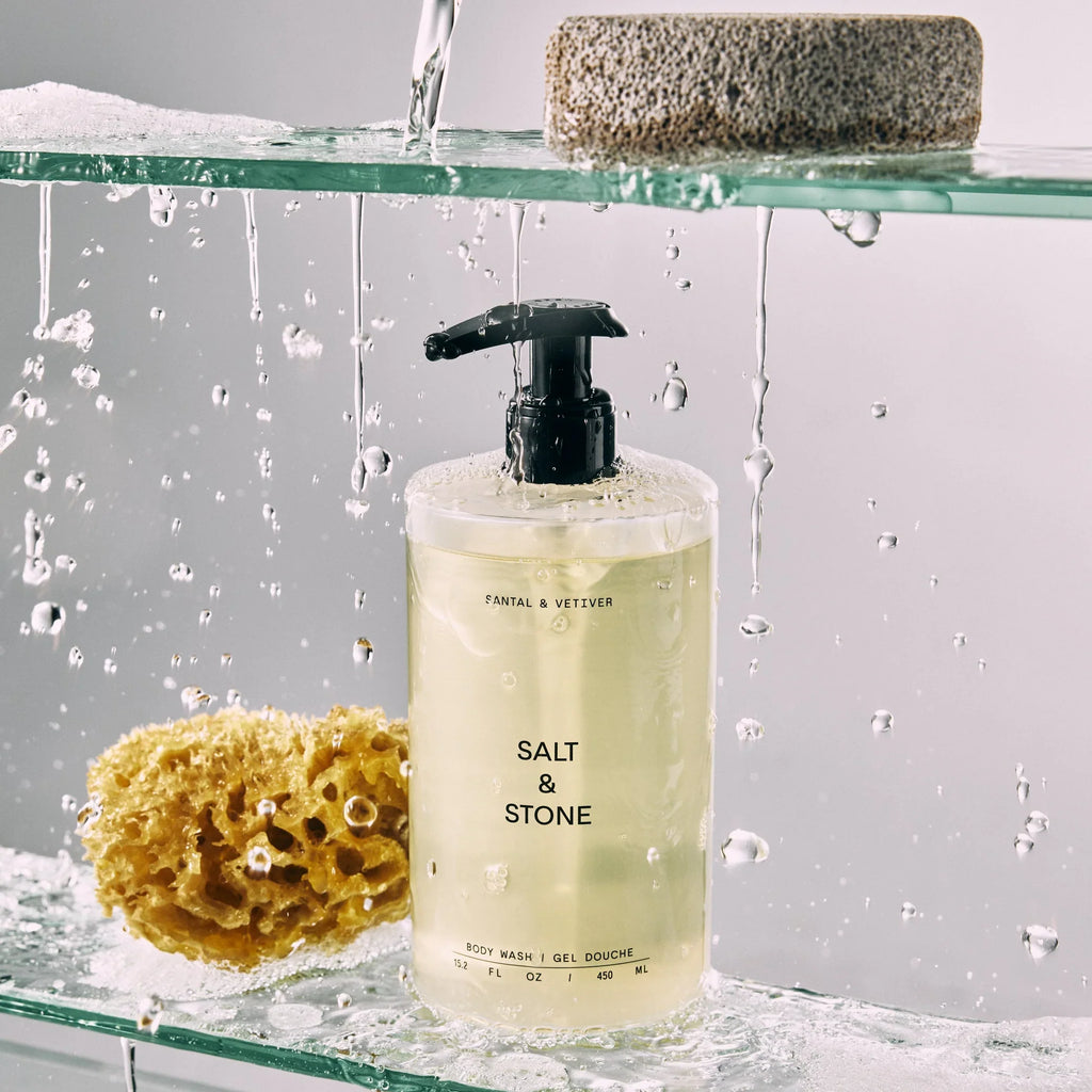 Salt & Stone Body Wash (Black Rose & Oud)