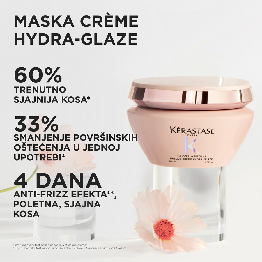 Kérastase Gloss Absolu Hydra-Glaze kremasta maska Riche 200ml