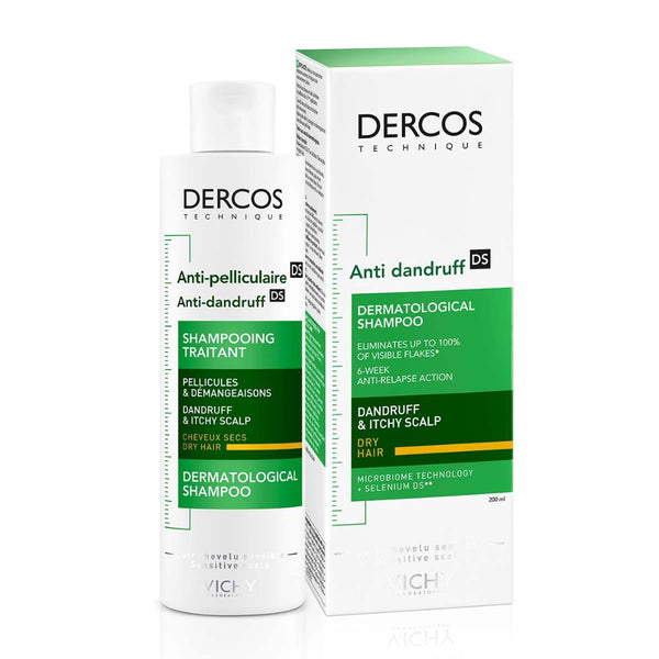 Vichy Dercos Anti - Dandruff Šampon protiv peruti za suvu kosu, 200 ml
