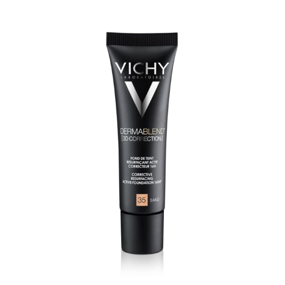 Vichy dermablend 3d korektivni puder za masnu kožu, 35 Sand