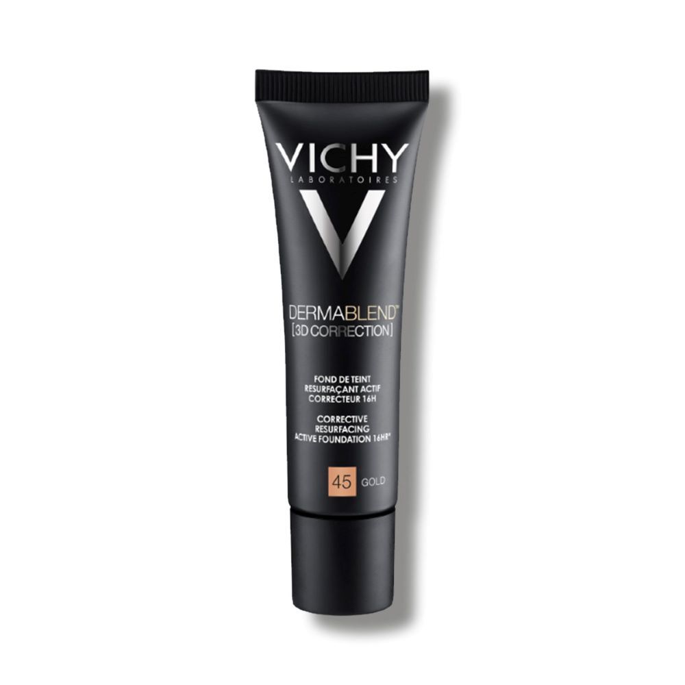 Vichy dermablend 3d korektivni puder za masnu kožu, 45 Gold