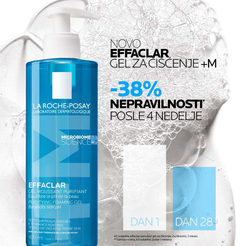La Roche-Posay EFFACLAR Penušavi gel za čišćenje