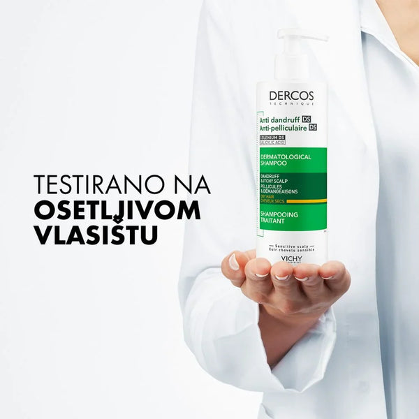 Vichy Dercos šampon protiv peruti za suvu kosu 390ml
