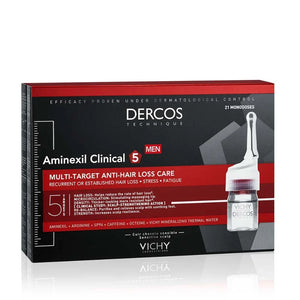 Vichy Dercos Aminexil Clinical 5 Ampule protiv opadanja kose za muškarce, 21 ampula