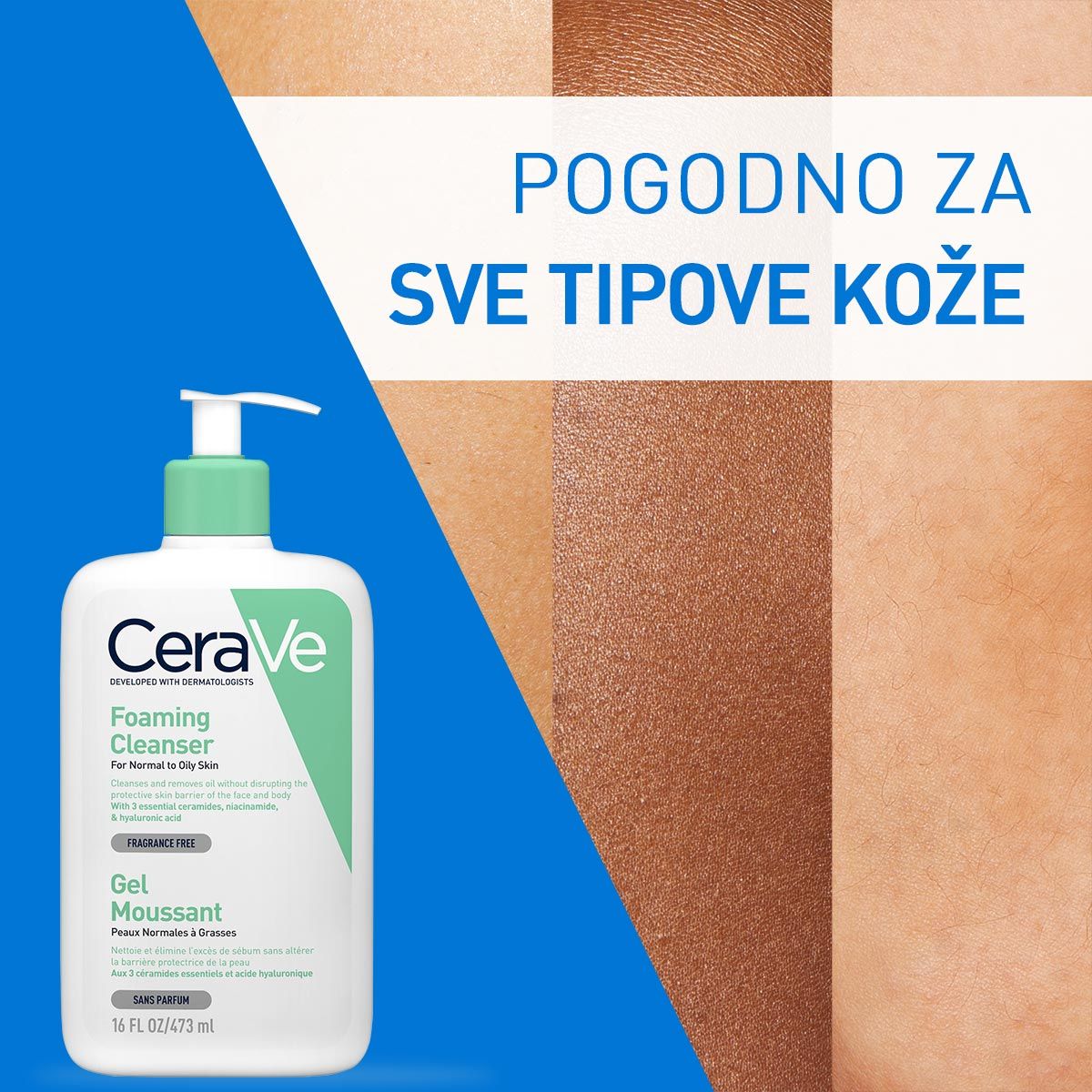 CeraVe Penušavi gel za čišćenje 1000ml