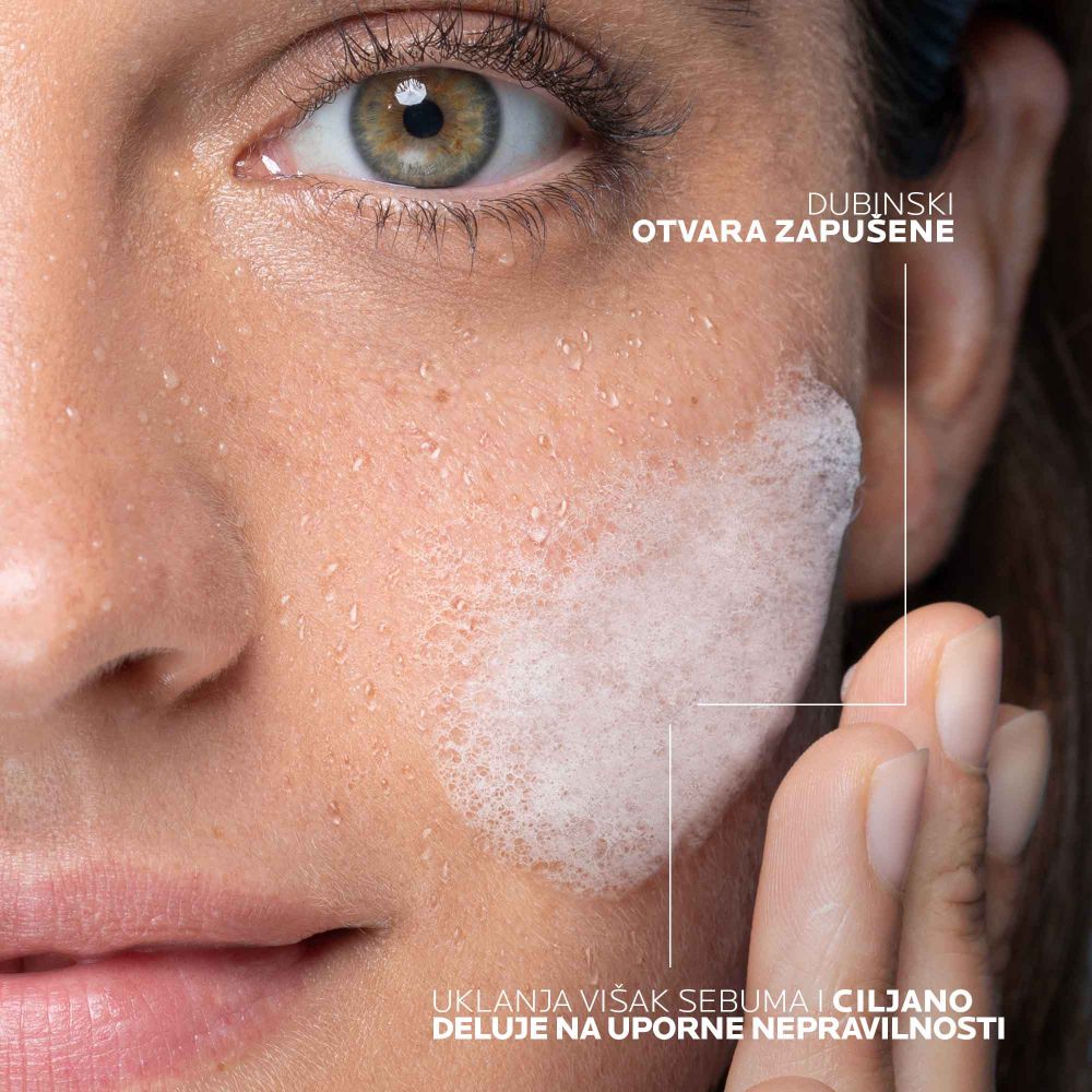 La Roche-Posay EFFACLAR Pročišćavajući mikro-piling gel za čišćenje lica i tela