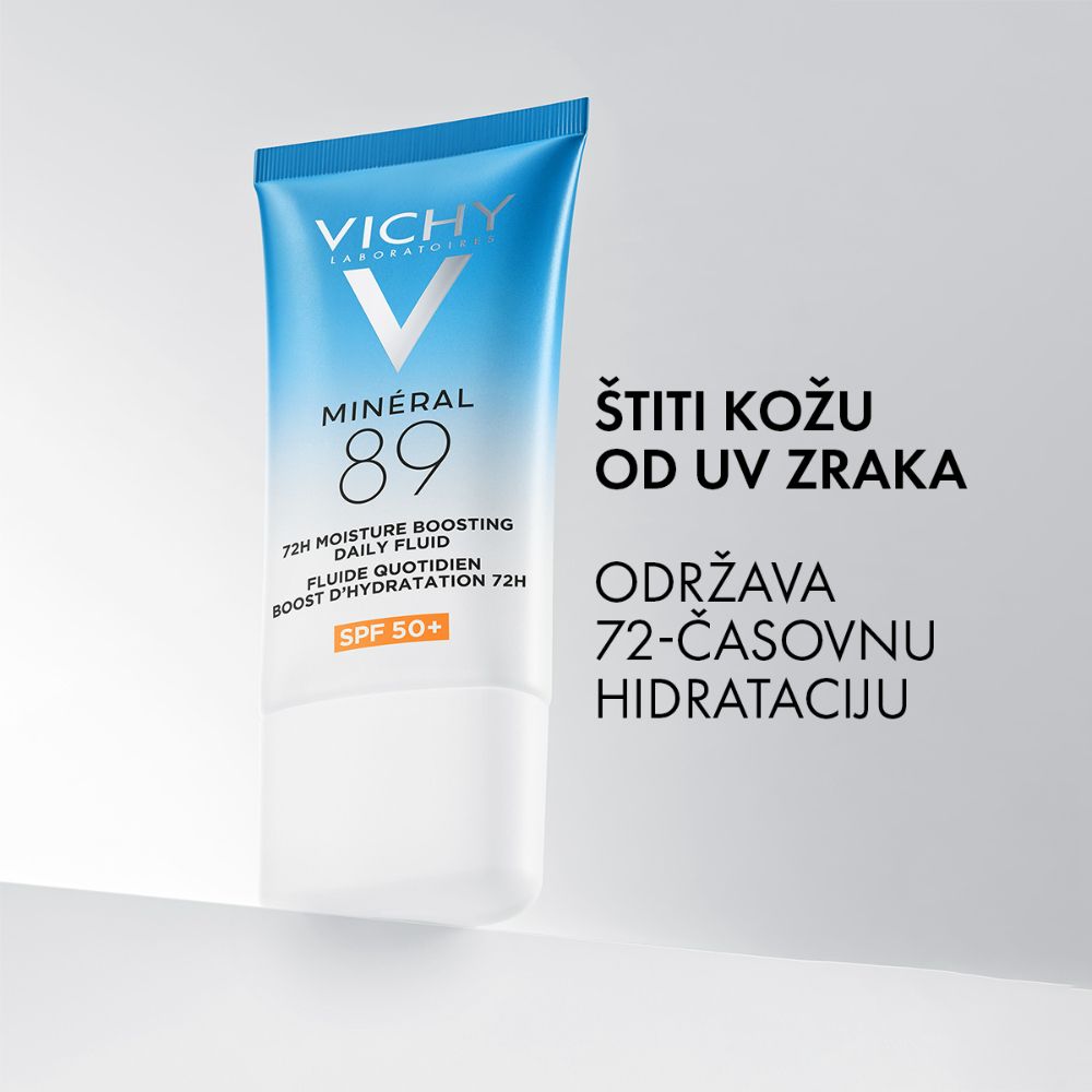 Vichy Mineral 89 Dnevni hidratantni fluid za lice, SPF50+, 50ml