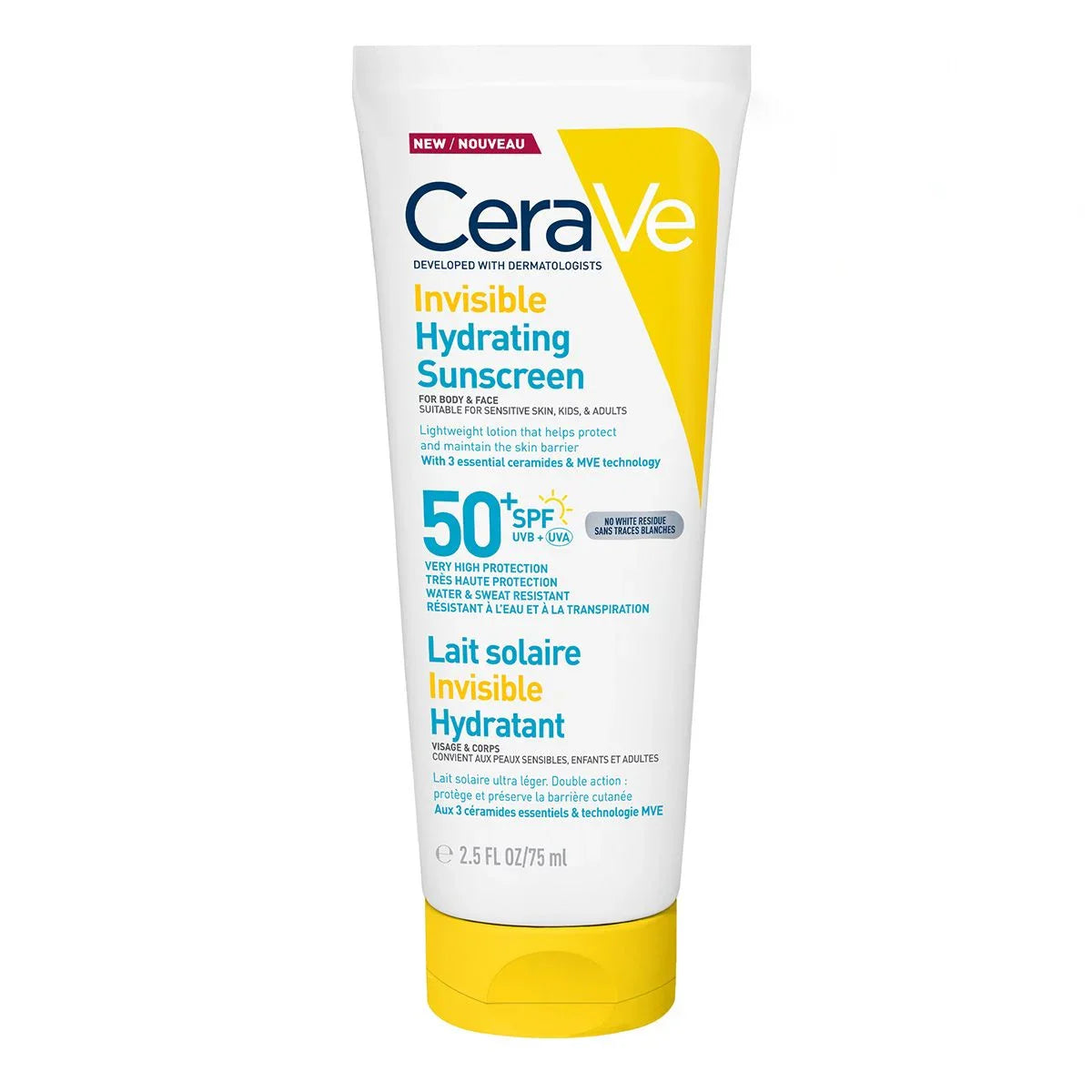 CeraVe Nevidljivi losion za zaštitu od sunca, SPF 50+, veoma visoka zaštita