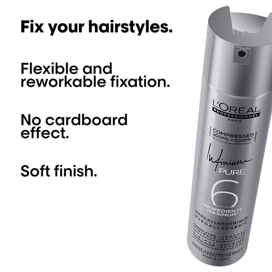L'Oréal Professionnel Infinium Pure Soft lak za kosu 300ml