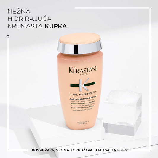 Kérastase Curl Manifesto Nežna Hidrirajuća Kremasta Kupka 250ml