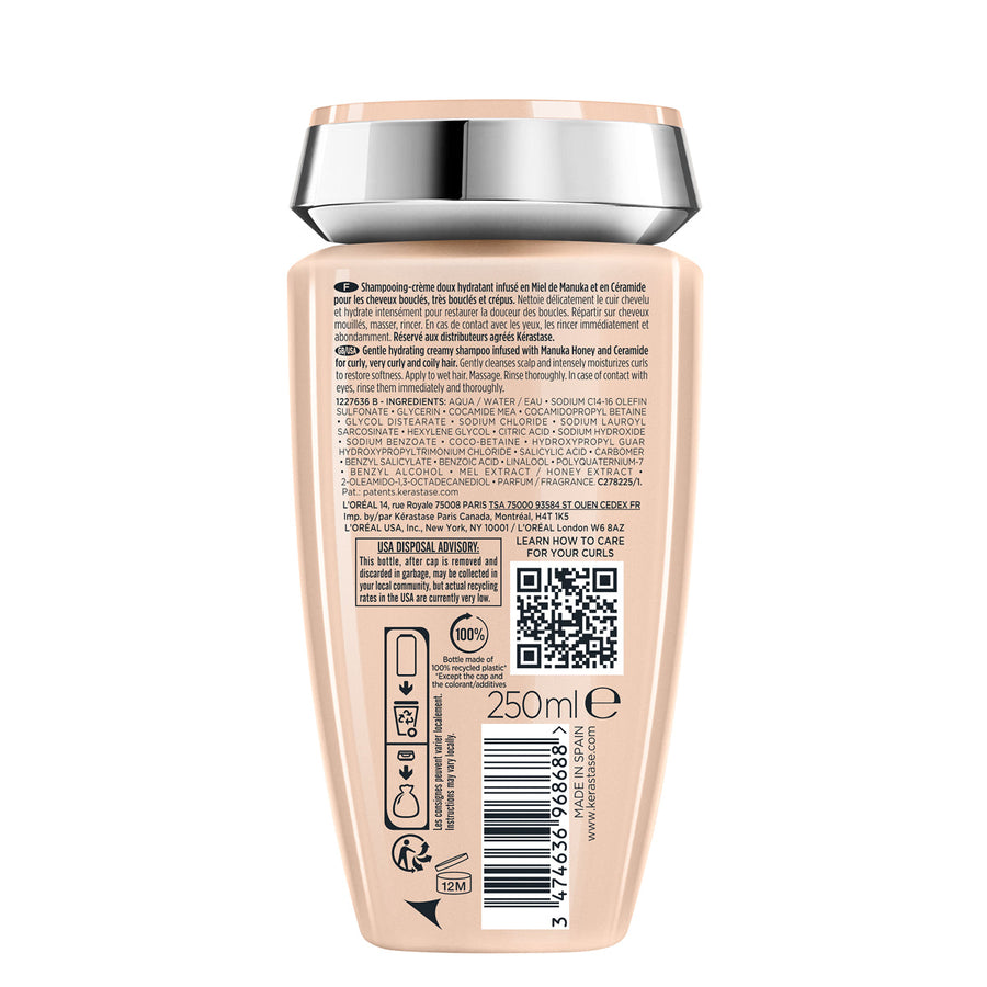 Kérastase Curl Manifesto Nežna Hidrirajuća Kremasta Kupka 250ml
