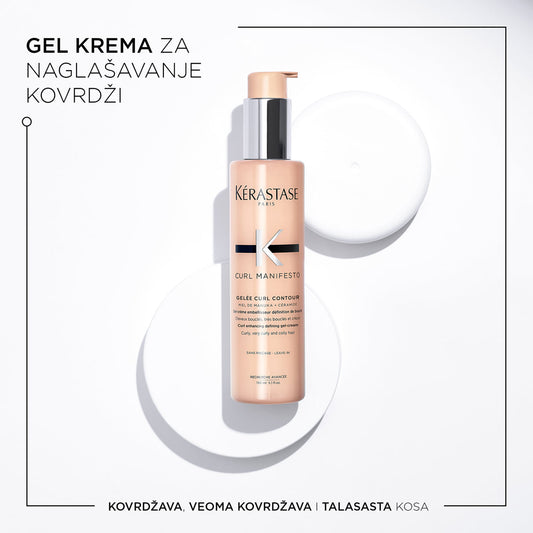 Kérastase Curl Manifesto Gel Krema Za Naglašavanje Definicije Kovrdža 150ml