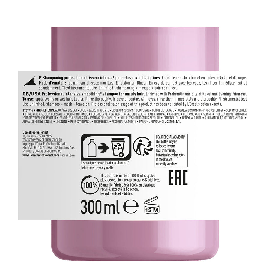 L'Oréal Professionnel Liss Unlimited Šampon za kosu 300ml