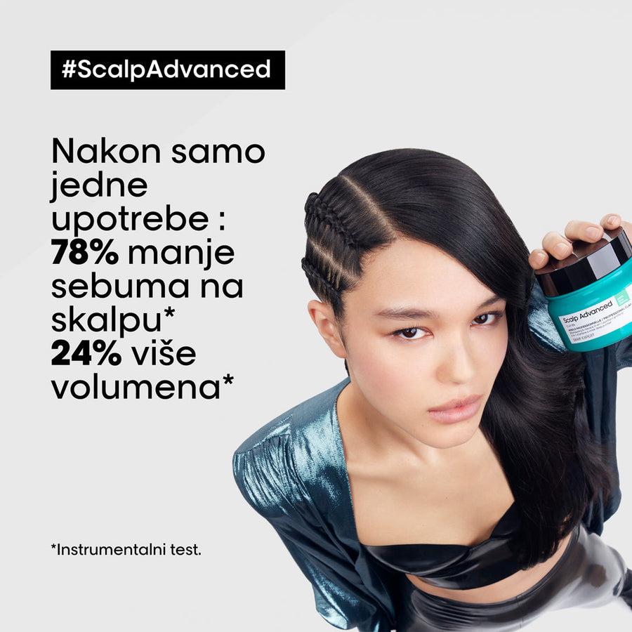 L'Oréal Professionnel Scalp Advanced maska od gline za masan skalp 250ml