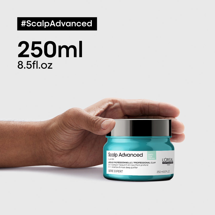 L'Oréal Professionnel Scalp Advanced maska od gline za masan skalp 250ml