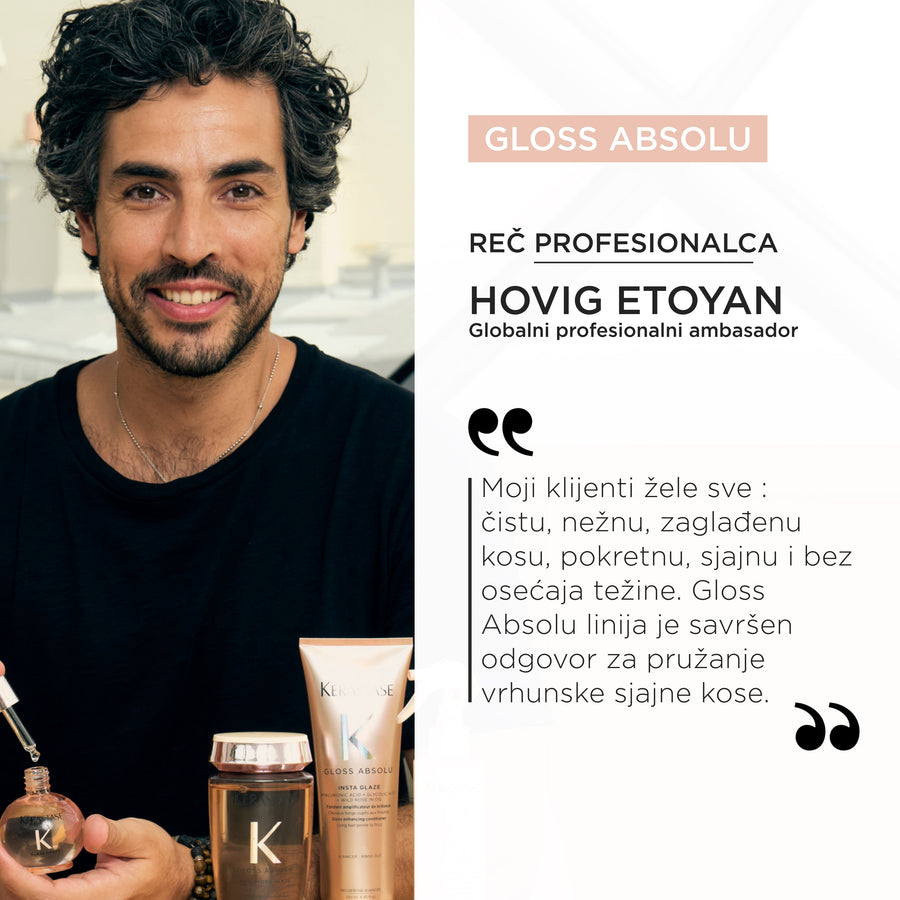 Kérastase Gloss Absolu Nega za naglašeni sjaj za kosu sklonu kovrdžanju 250 ml