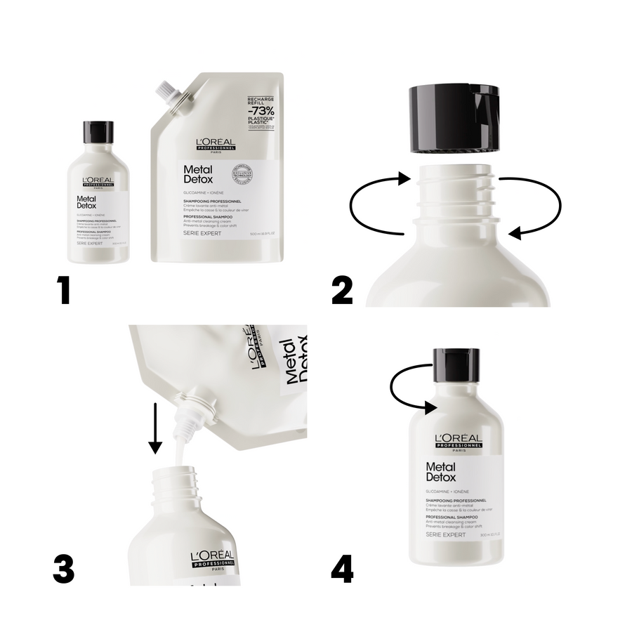 L'Oréal Professionnel Metal Detox šampon 500ml (refil)