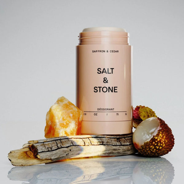 Salt & Stone Deodorant Extra Strength (Saffron & Cedar)