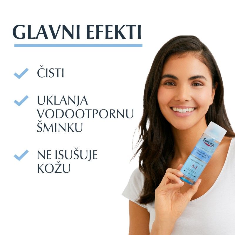 Eucerin DermatoCLEAN [HYALURON] 3u1 Micelarna voda 400ml