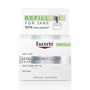 Eucerin Hyaluron-Filler Dnevna krema za suvu kožu SPF15 Refill, 50ml