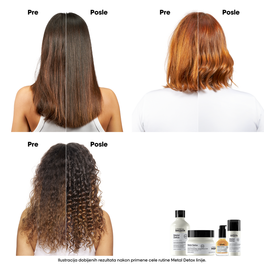 L'Oréal Professionnel Metal Detox šampon 500ml (refil)