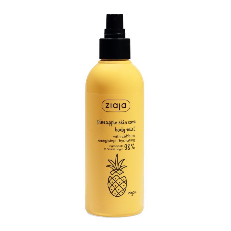 Ziaja Mist za telo, lice i kosu – Ananas sa kofeinom 200 ml