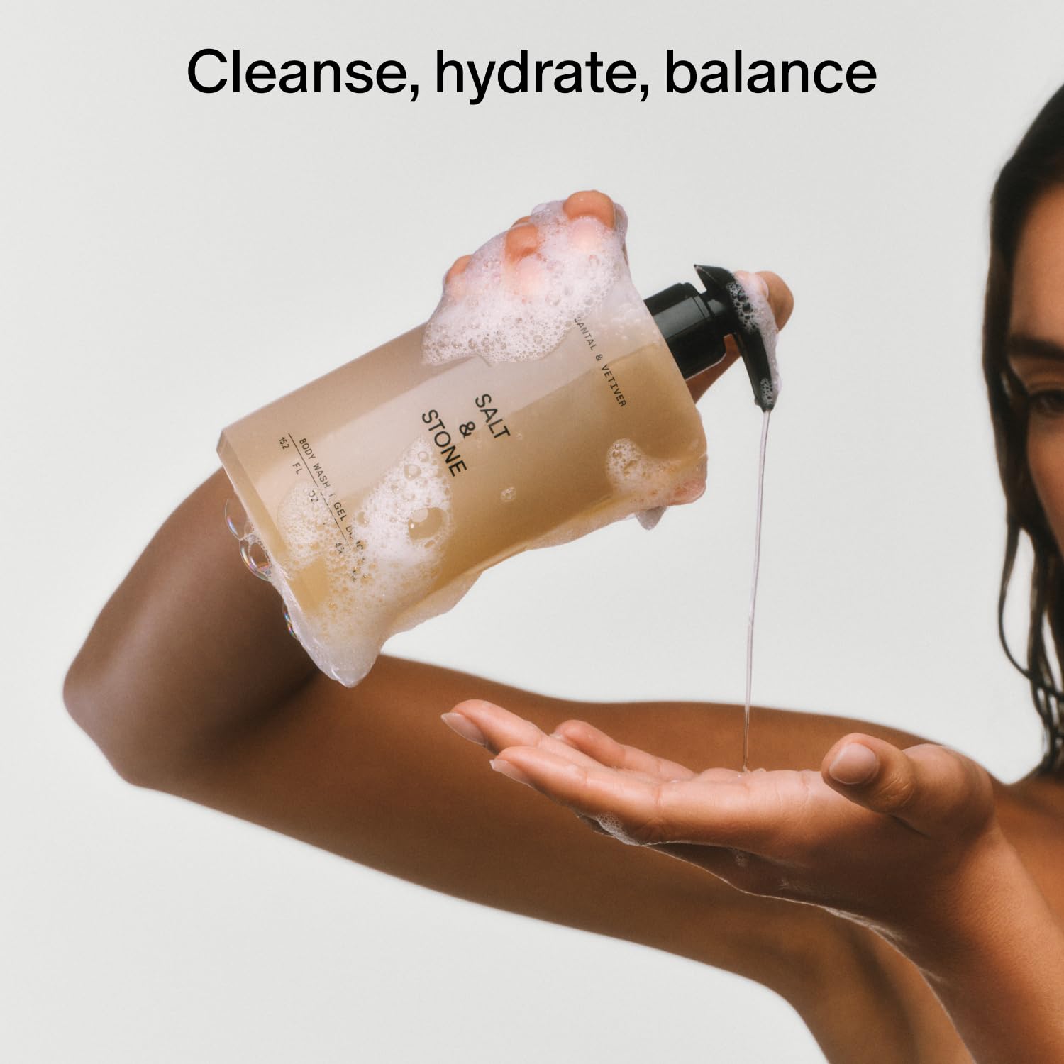 Salt & Stone Body Wash (Black Rose & Oud)