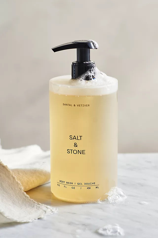 Salt & Stone Body Wash (Black Rose & Oud)