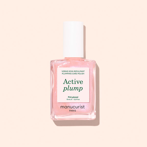 Manucurist Active™ Plump, lak-nega sa kolagenom 15 ml – Pink Glazed