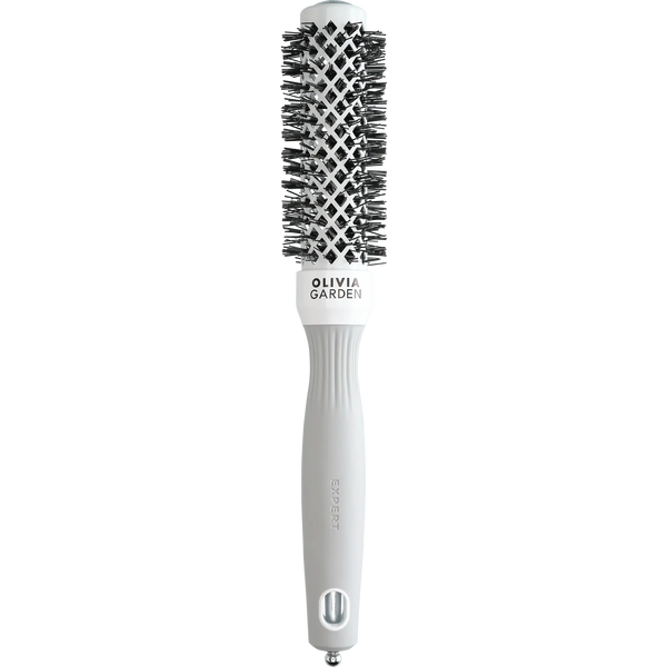 Olivia Garden Expert Blowout Shine White & Grey 25 mm