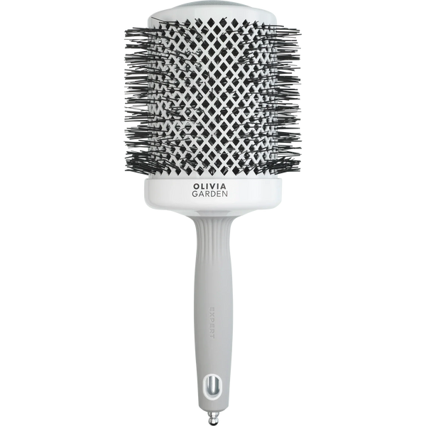 Olivia Garden Expert Blowout Shine White & Grey 80 mm