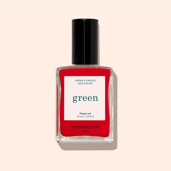 Manucurist Green™ lak za nokte 15 ml – Poppy Red