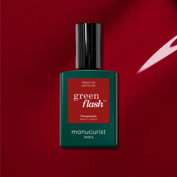 Manucurist Green Flash™ LED gel lak za nokte 15 ml – Pomegranate