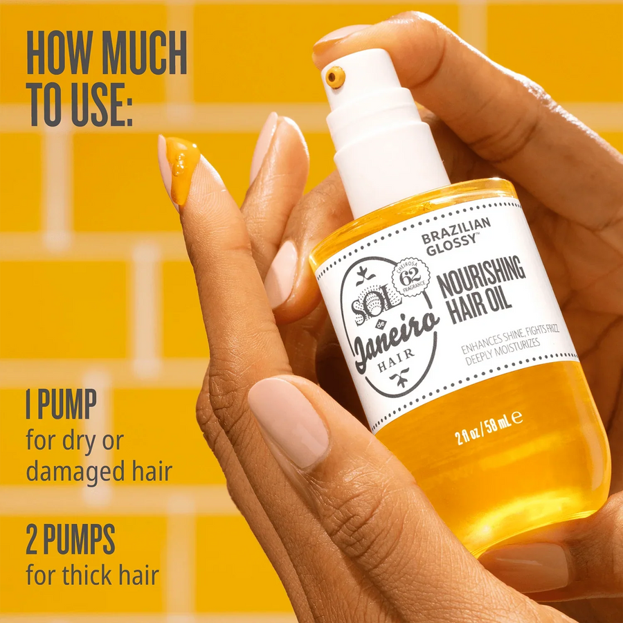 Sol De Janeiro Brazilian Glossy Nourishing Anti-Frizz Hair Oil