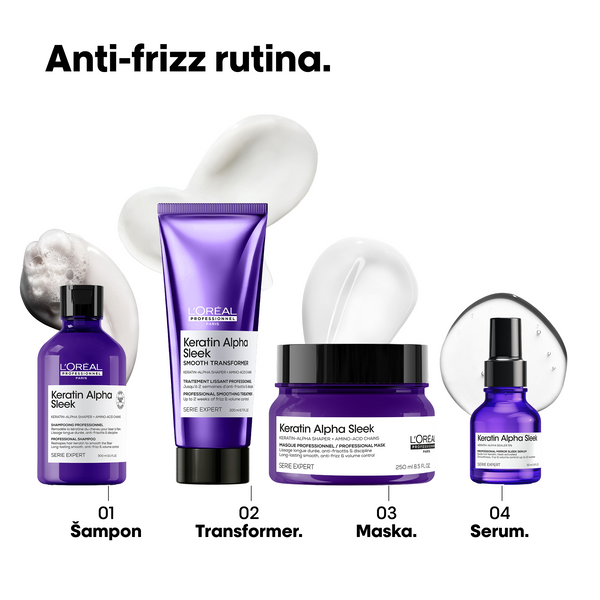 L'Oréal Professionnel Keratin Alpha Sleek Maska za kosu 250ml