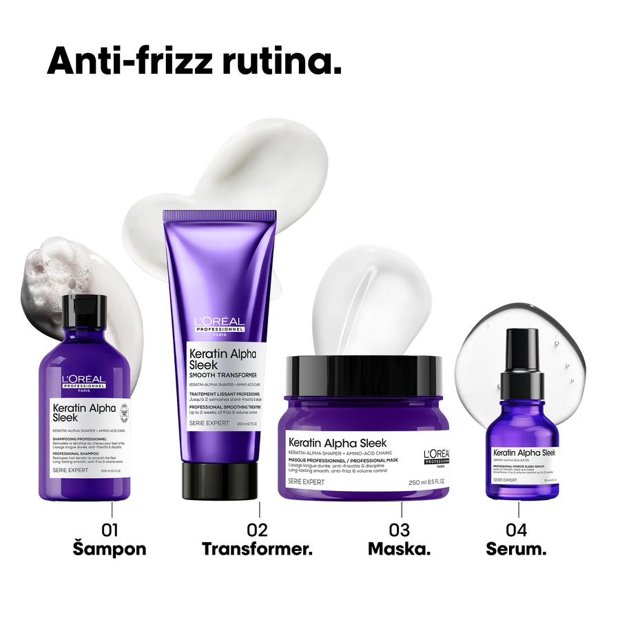 L'Oréal Professionnel Keratin Alpha Sleek Maska za kosu 250ml