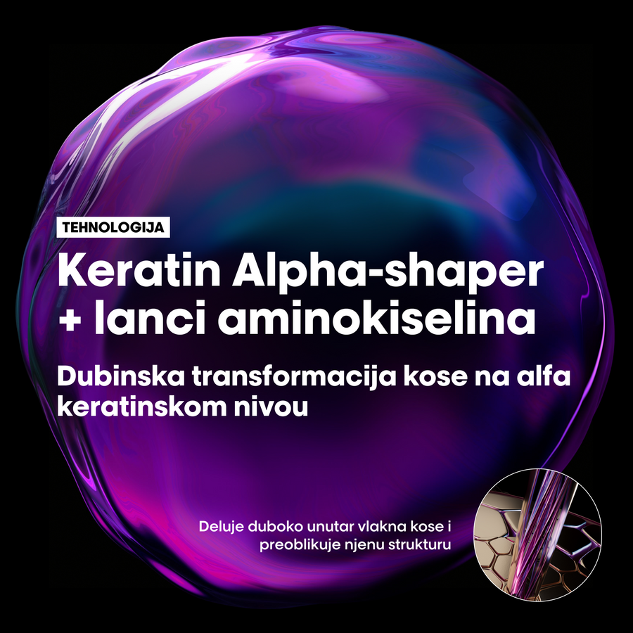 L'Oréal Professionnel Keratin Alpha Sleek Maska za kosu 250ml