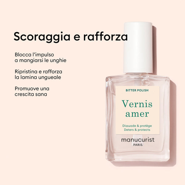 Manucurist Bitter Polish, gorki lak protiv grickanja noktiju 15 ml