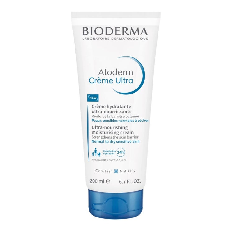 Bioderma ATODERM Creme ULTRA Hranljiva krema za veoma suvu i osetljivu kožu za lice i telo 200 mL