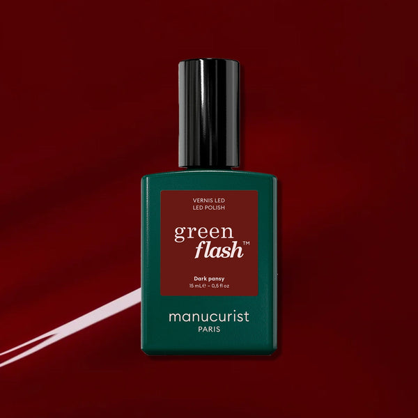 Manucurist Green Flash™ LED gel lak za nokte 15 ml – Dark Pansy
